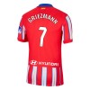 Oficiální Fotbalový Dres Atlético Madrid Griezmann 7 Domácí 2024-25 pro Děti